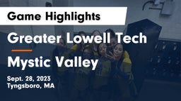Greater Lowell Tech  vs Mystic Valley Game Highlights - Sept. 28, 2023