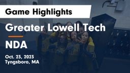 Greater Lowell Tech  vs NDA Game Highlights - Oct. 23, 2023
