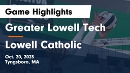 Greater Lowell Tech  vs Lowell Catholic  Game Highlights - Oct. 20, 2023