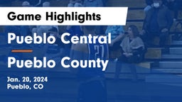 Pueblo Central  vs Pueblo County  Game Highlights - Jan. 20, 2024