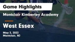 Montclair Kimberley Academy vs West Essex  Game Highlights - May 3, 2022