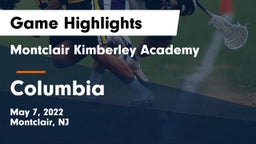 Montclair Kimberley Academy vs Columbia  Game Highlights - May 7, 2022