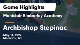 Montclair Kimberley Academy vs Archbishop Stepinac  Game Highlights - May 14, 2022