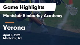 Montclair Kimberley Academy vs Verona  Game Highlights - April 8, 2023