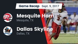 Recap: Mesquite Horn  vs. Dallas Skyline  2017