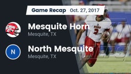 Recap: Mesquite Horn  vs. North Mesquite  2017