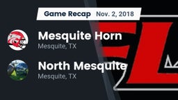 Recap: Mesquite Horn  vs. North Mesquite  2018