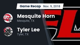 Recap: Mesquite Horn  vs. Tyler Lee  2018