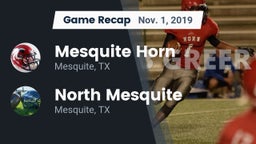 Recap: Mesquite Horn  vs. North Mesquite  2019