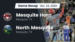 Recap: Mesquite Horn  vs. North Mesquite  2020