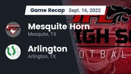 Recap: Mesquite Horn  vs. Arlington  2022