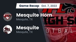 Recap: Mesquite Horn  vs. Mesquite  2022