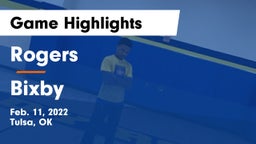 Rogers  vs Bixby  Game Highlights - Feb. 11, 2022