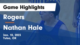 Rogers  vs Nathan Hale  Game Highlights - Jan. 10, 2023