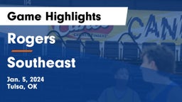 Rogers  vs Southeast  Game Highlights - Jan. 5, 2024