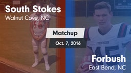 Matchup: South Stokes High vs. Forbush  2016