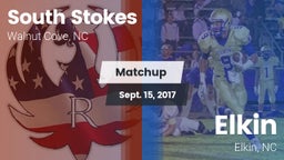 Matchup: South Stokes High vs. Elkin  2017