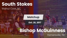 Matchup: South Stokes High vs. Bishop McGuinness  2017