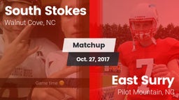Matchup: South Stokes High vs. East Surry  2017