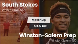 Matchup: South Stokes High vs. Winston-Salem Prep  2018