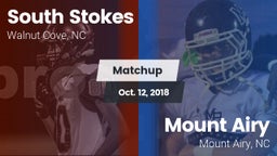 Matchup: South Stokes High vs. Mount Airy  2018