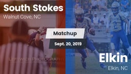 Matchup: South Stokes High vs. Elkin  2019