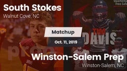 Matchup: South Stokes High vs. Winston-Salem Prep  2019