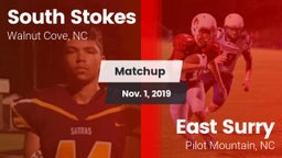 Matchup: South Stokes High vs. East Surry  2019