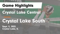 Crystal Lake Central  vs Crystal Lake South  Game Highlights - Sept. 5, 2023