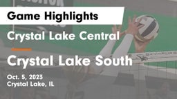 Crystal Lake Central  vs Crystal Lake South  Game Highlights - Oct. 5, 2023