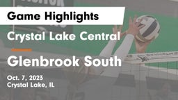 Crystal Lake Central  vs Glenbrook South  Game Highlights - Oct. 7, 2023