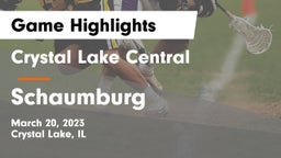 Crystal Lake Central  vs Schaumburg  Game Highlights - March 20, 2023