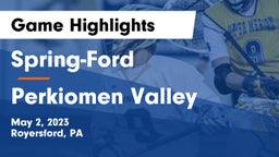 Spring-Ford  vs Perkiomen Valley  Game Highlights - May 2, 2023