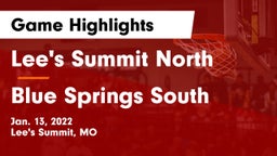Lee's Summit North  vs Blue Springs South  Game Highlights - Jan. 13, 2022