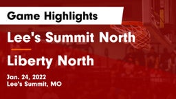 Lee's Summit North  vs Liberty North  Game Highlights - Jan. 24, 2022