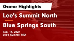 Lee's Summit North  vs Blue Springs South  Game Highlights - Feb. 14, 2022