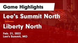 Lee's Summit North  vs Liberty North  Game Highlights - Feb. 21, 2022