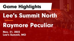 Lee's Summit North  vs Raymore Peculiar  Game Highlights - Nov. 21, 2023