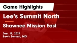 Lee's Summit North  vs Shawnee Mission East  Game Highlights - Jan. 19, 2024
