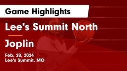 Lee's Summit North  vs Joplin  Game Highlights - Feb. 28, 2024