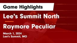 Lee's Summit North  vs Raymore Peculiar  Game Highlights - March 1, 2024