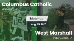 Matchup: Columbus  vs. West Marshall  2017