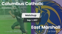 Matchup: Columbus  vs. East Marshall  2017