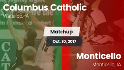 Matchup: Columbus  vs. Monticello  2017