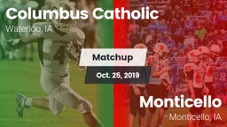 Matchup: Columbus  vs. Monticello  2019