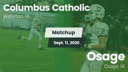 Matchup: Columbus  vs. Osage  2020