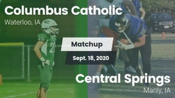 Matchup: Columbus  vs. Central Springs  2020