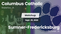 Matchup: Columbus  vs. Sumner-Fredericksburg  2020