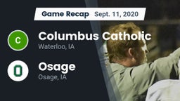 Recap: Columbus Catholic  vs. Osage  2020