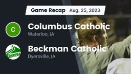 Recap: Columbus Catholic  vs. Beckman Catholic  2023